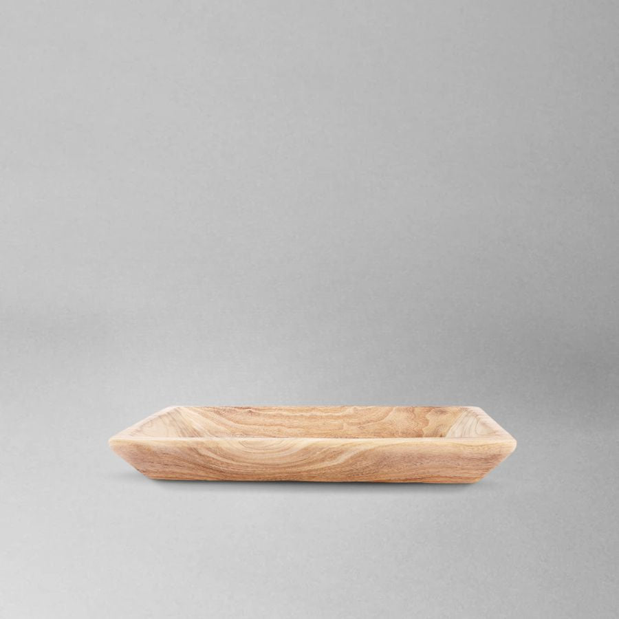 Natural Teak Wood Serving Tray