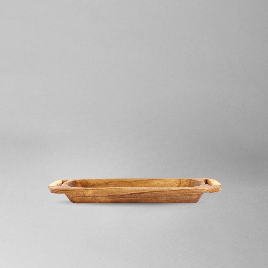 Natural Teak Wood Serving Tray