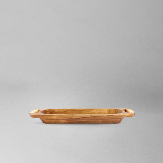 Natural Teak Wood Serving Tray