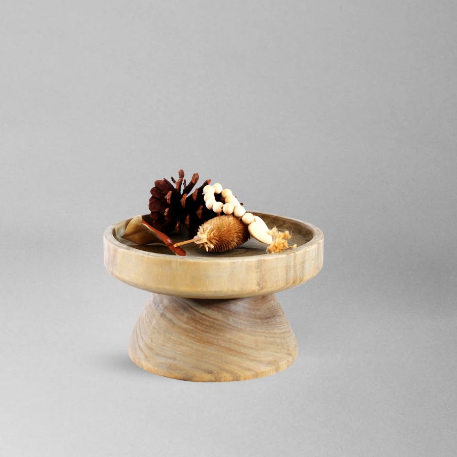 handcrafted wooden bowl