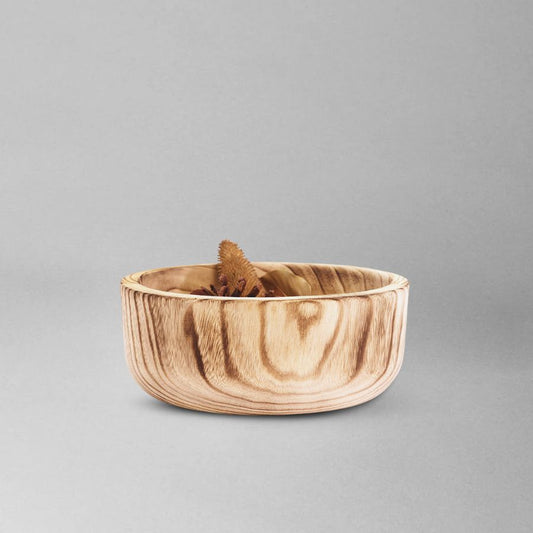 Natural Paulownia Wood Serving Bowl